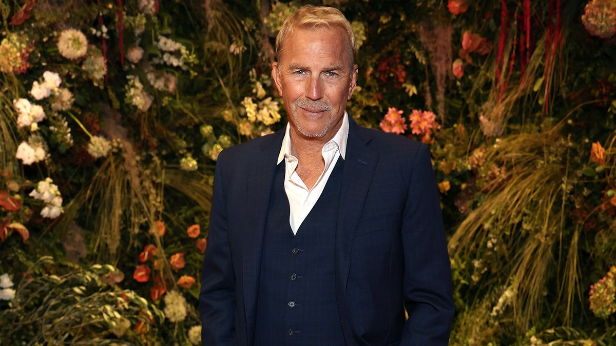 Kevin Costner at the AirBnb Summer release in May 2025 in Los Angeles.