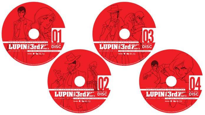 lupin the third part 2 blu-ray discs