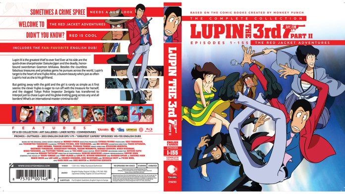 lupin the third part 2 front and back cover 2