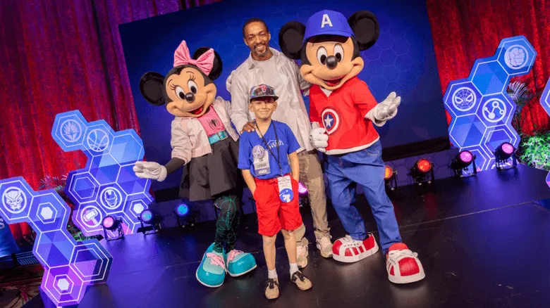 Anthony Mackie during Disney Week of Wishes at Disney California Adventure