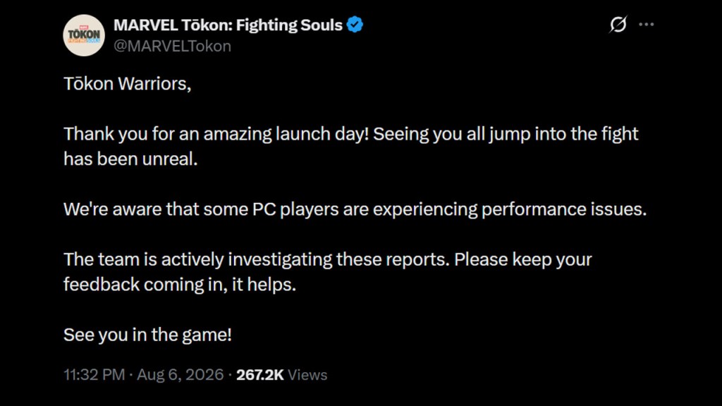 Marvel Tokon Devs Responds to PC Backlash