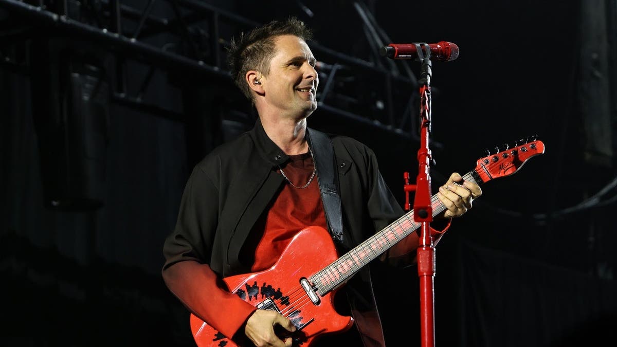 Matt Bellamy performs onstage at RBC Amphitheatre in Toronto.