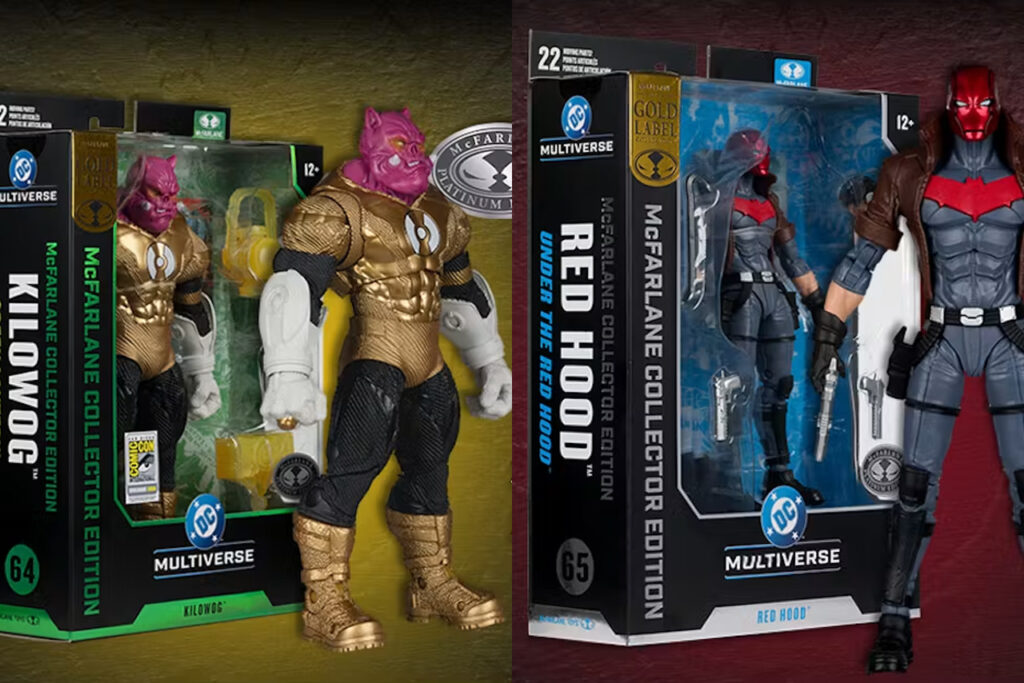 McFarlane Toys SDCC Exclusives EQL Draw Open for Kilowog and Red Hood