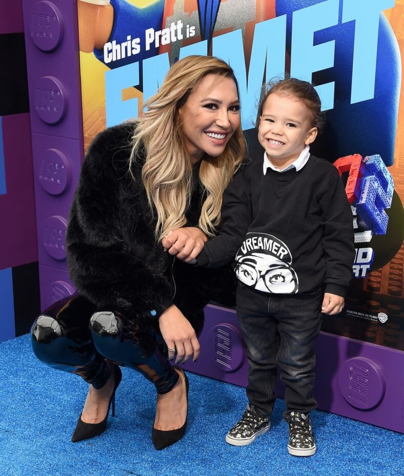 Naya Rivera and Josey Dorsey attend The Lego Movie 2 premiere