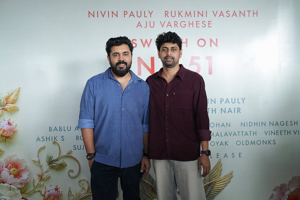 Nivin Pauly’s next with Rukmini Vasanth and Aju Varghese goes on floors Nivin Pauly’s next with Rukmini Vasanth and Aju Varghese goes on floors