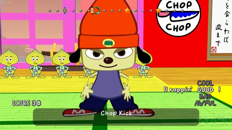 PaRappa rapping in PaRappa the Rapper