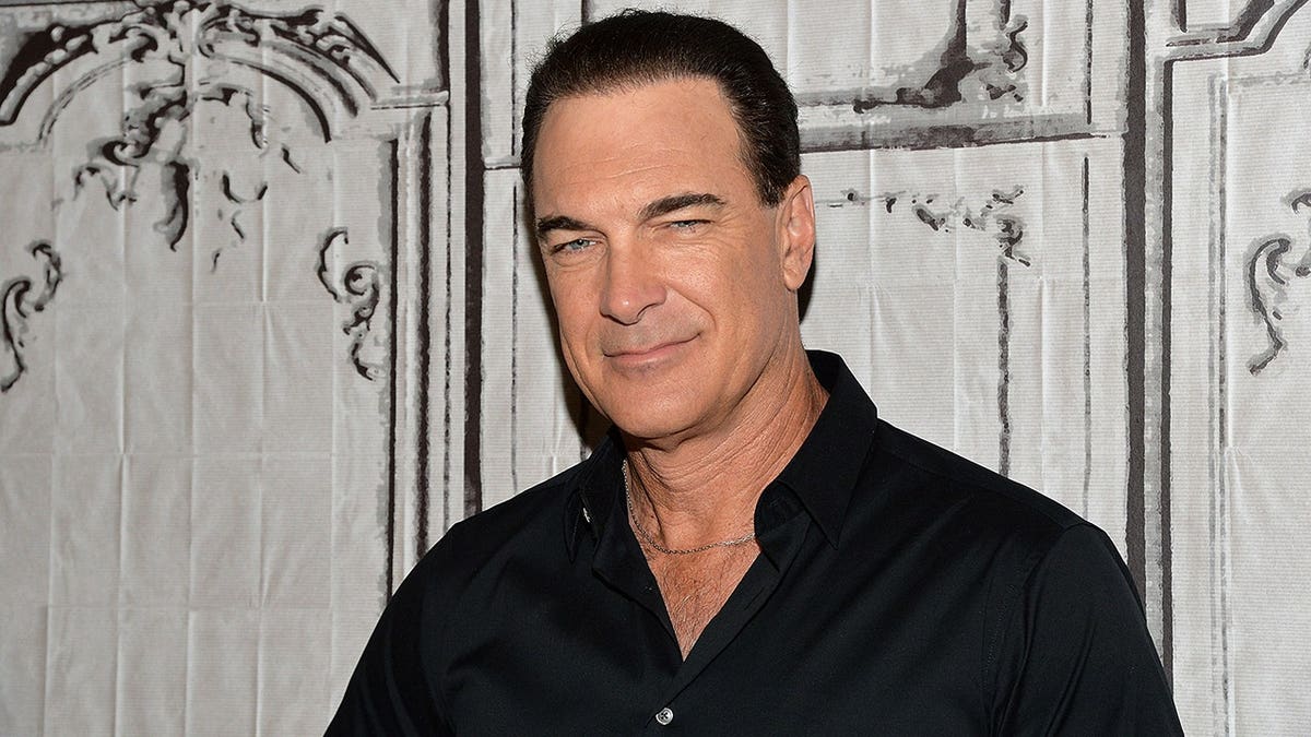 Patrick Warburton speaks at AOL Studios in New York.