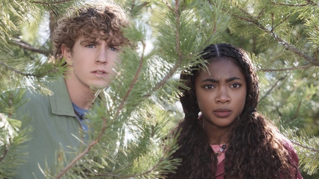 Walker Scobell and Leah Sava Jeffries as Percy and Annabeth in 'Percy Jackson and the Olympians' Season 2 Episode 6