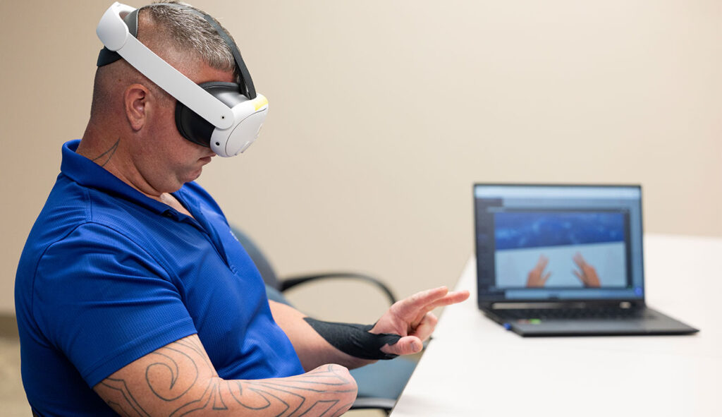 Easing the pain: The VR technology retraining the brain after limb loss Easing the pain: The VR technology retraining the brain after limb loss