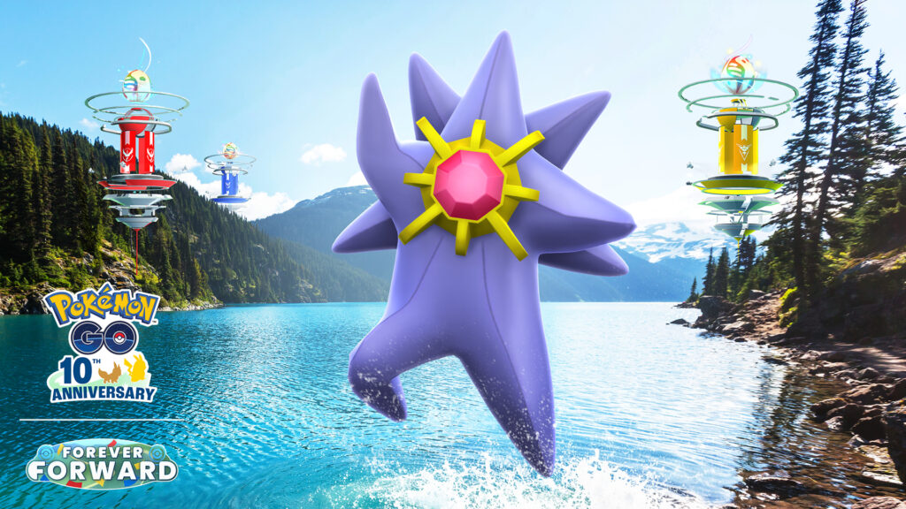Starmie Stars in Pokémon GO Ultra Unlock: Starmie Super Mega Raid Day Starmie Stars in Pokémon GO Ultra Unlock: Starmie Super Mega Raid Day