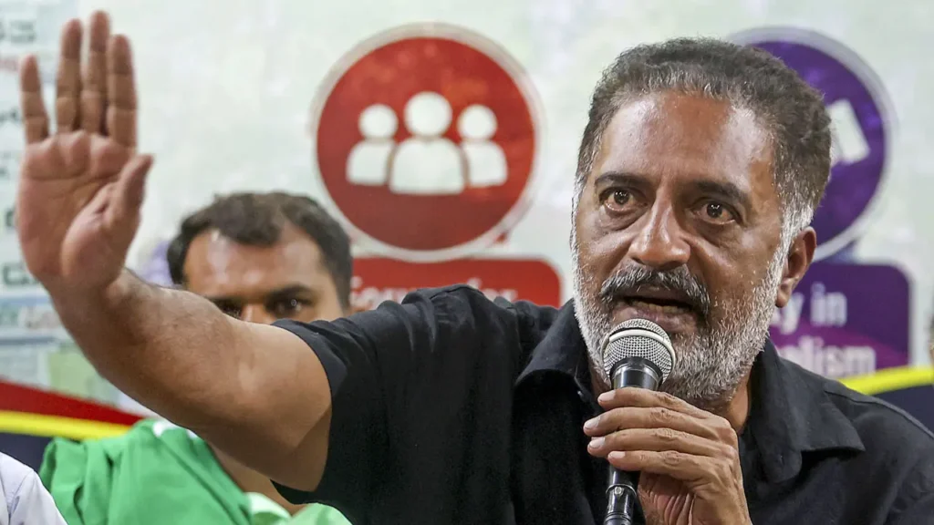 Prakash Raj calls mass protest over voter deletions on Sept 1