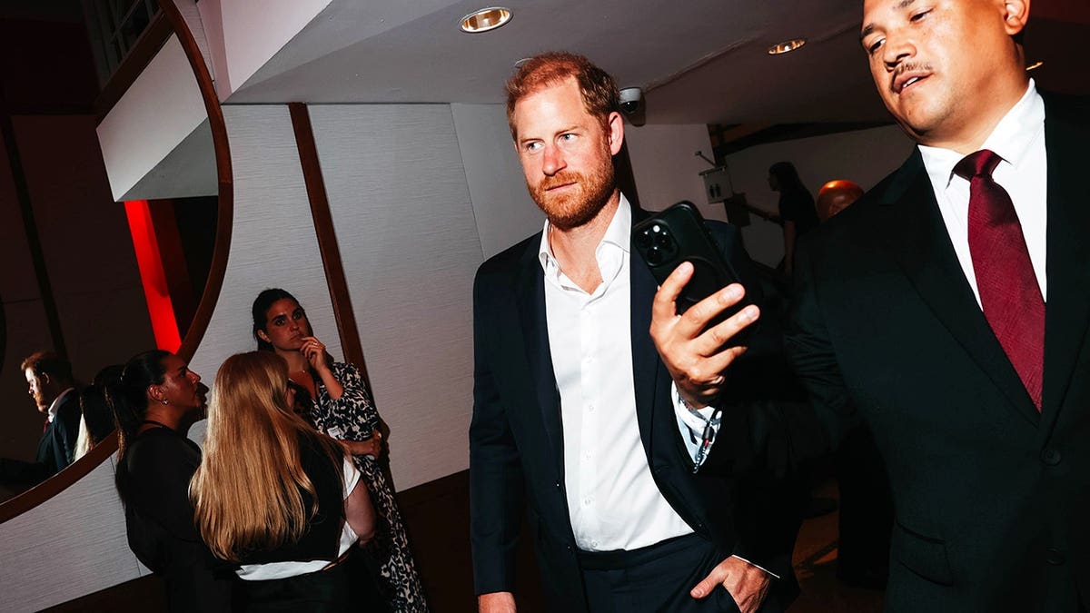 Prince Harry at the Time100 Sports Gala in New York City.