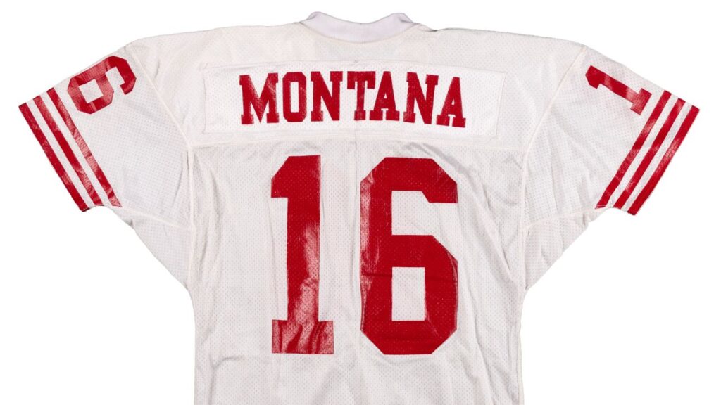 Joe Montana Super Bowl XXIV jersey fetches record price Joe Montana Super Bowl XXIV jersey fetches record price