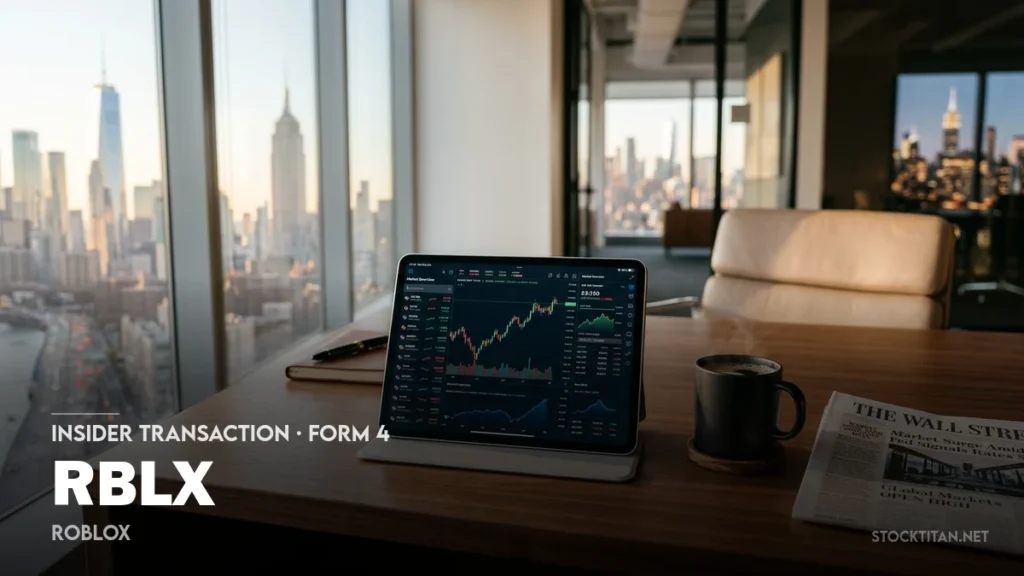 Roblox (NYSE: RBLX) executive sells 0K in shares under plan