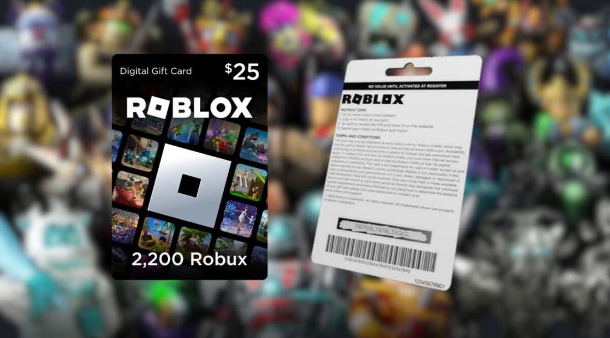 Roblox tarjeta Robux