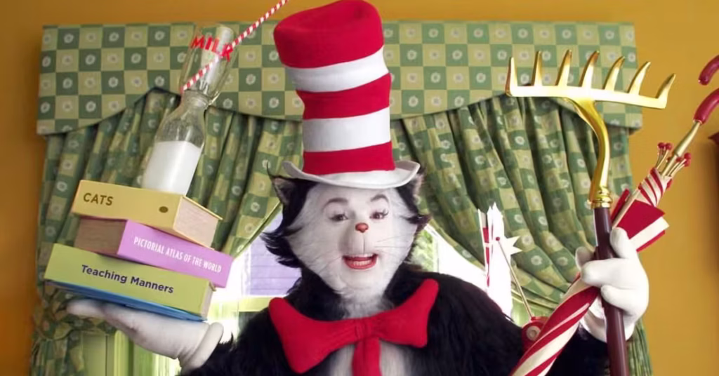 Mike Myers’ Original ‘Cat in the Hat’ Suit Is Up for Auction and It’s Deeply Unsettling Mike Myers’ Original ‘Cat in the Hat’ Suit Is Up for Auction and It’s Deeply Unsettling