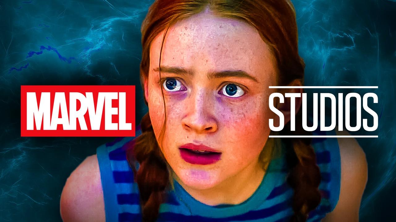 Sadie Sink, Marvel Studios logo.