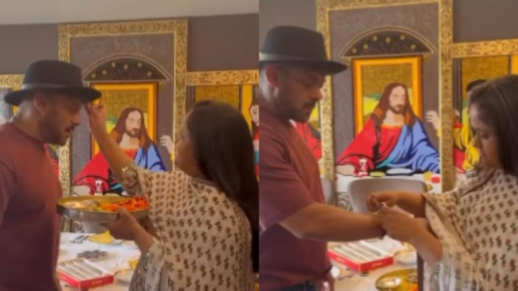 Raksha Bandhan 2026: Salman Khan hugs sister Arpita as she performs aarti, ties rakhi Raksha Bandhan 2026: Salman Khan hugs sister Arpita as she performs aarti, ties rakhi