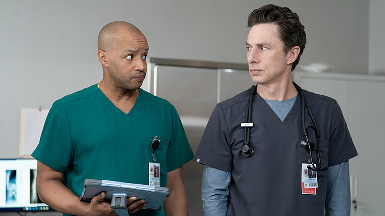 Turk and JD in Scrubs Season 10