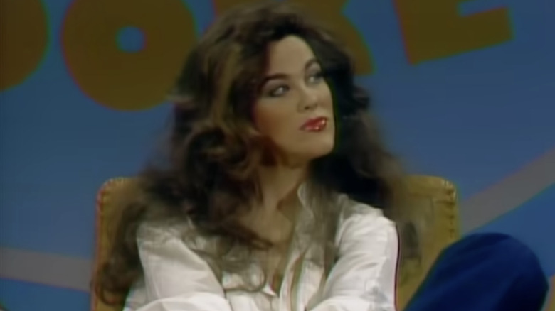 Catherine O'Hara as Tip O'Neill in a talk show sketch on SCTV