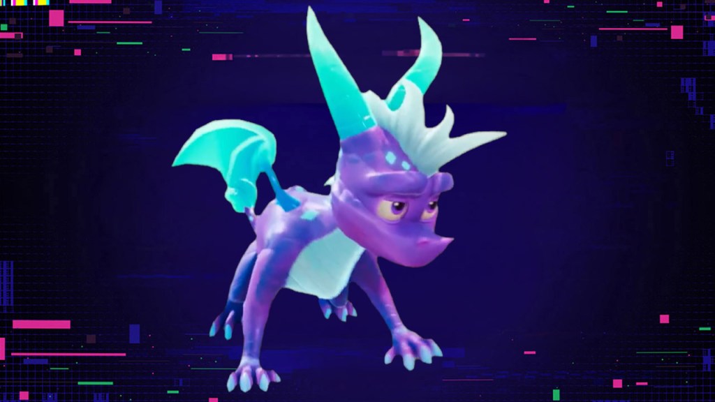 Spyro the Dragon Fortnite Sidekick Blue Edit Style