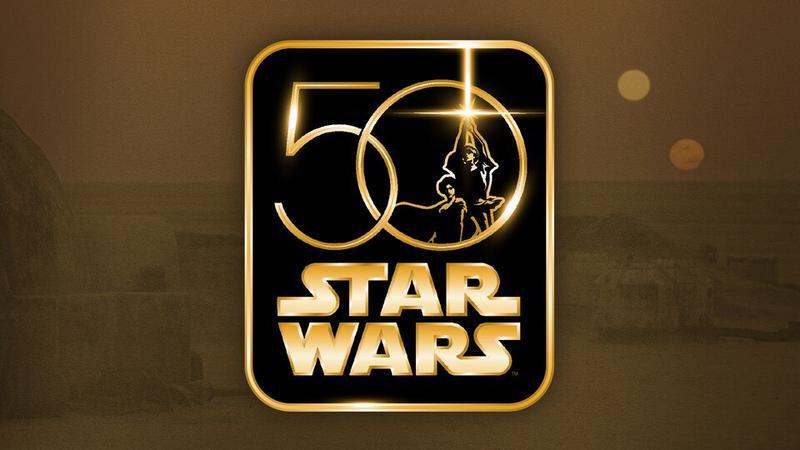 Star Wars A New Hope 50th Anniversary Logo.