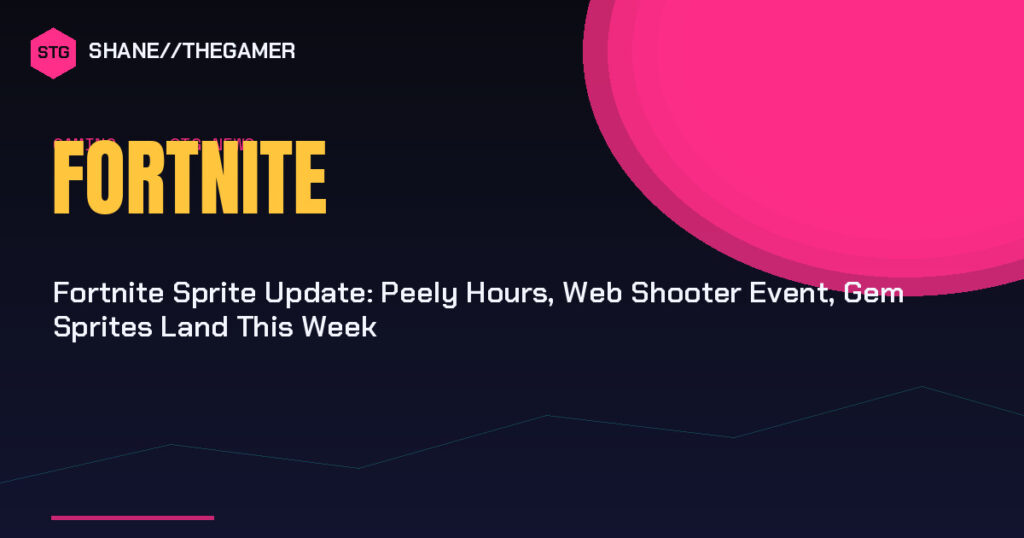 Fortnite Sprite Update: Peely Hours, Web Shooter Event, Gem Sprites Land This Week