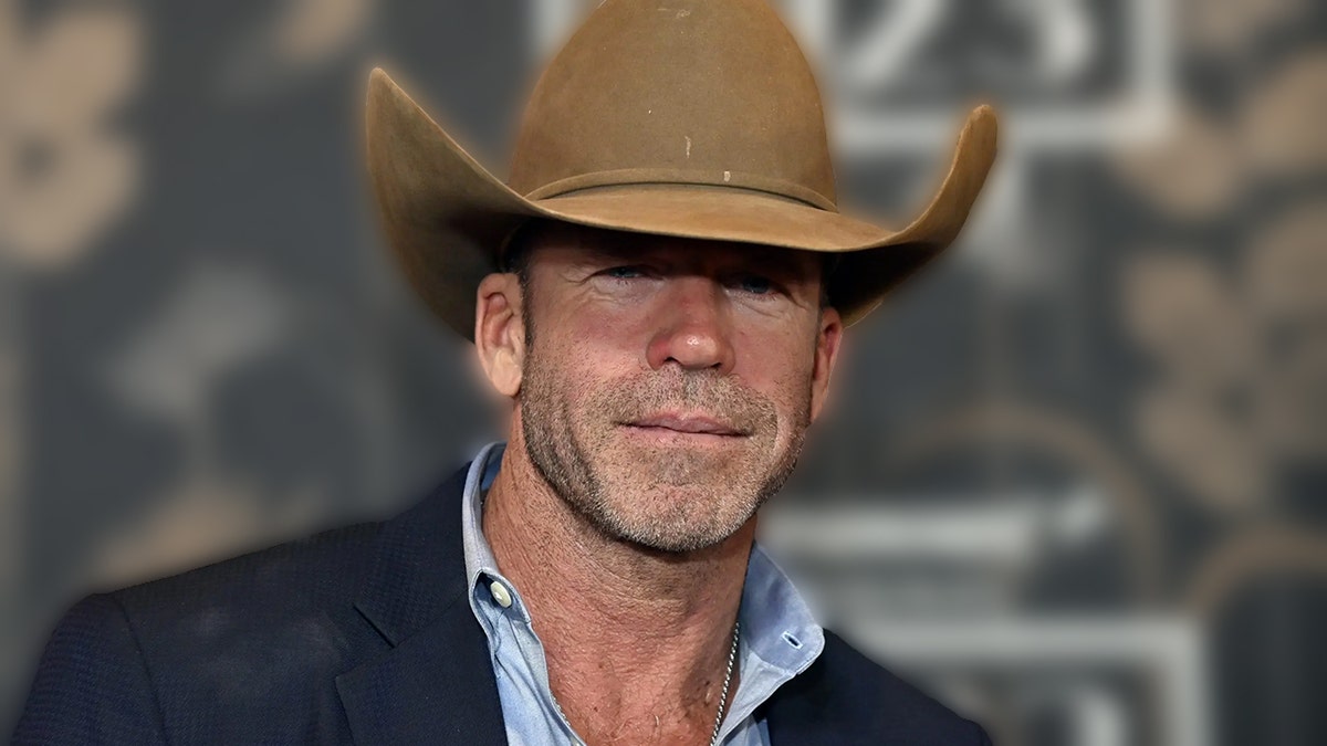 Taylor Sheridan with blurred background