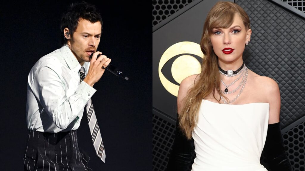Harry Styles Shouts Out Ex Taylor Swift at the Same Venue Where She Married Travis Kelce