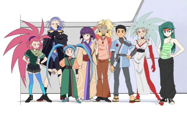 tenchi galaxy characters visual