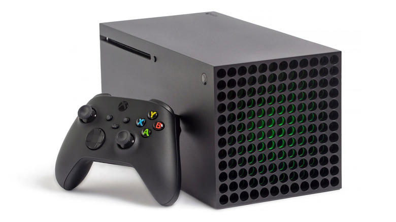 An Xbox Series X and controller