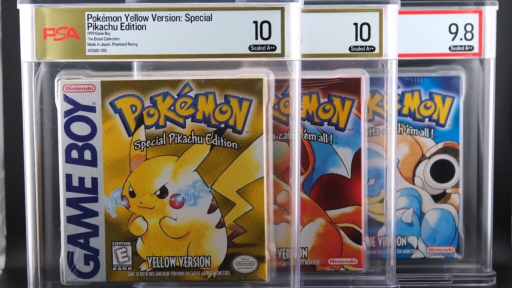Three First Print Copies of Pokemon Red, Blue, and Yellow Sell for Million in Second Three First Print Copies of Pokemon Red, Blue, and Yellow Sell for Million in Second