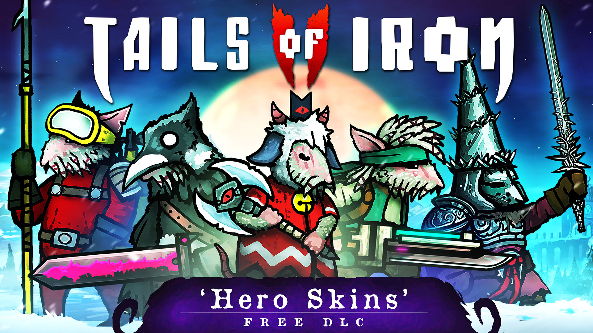 Tails of Iron 2 Hero Skins DLC key art