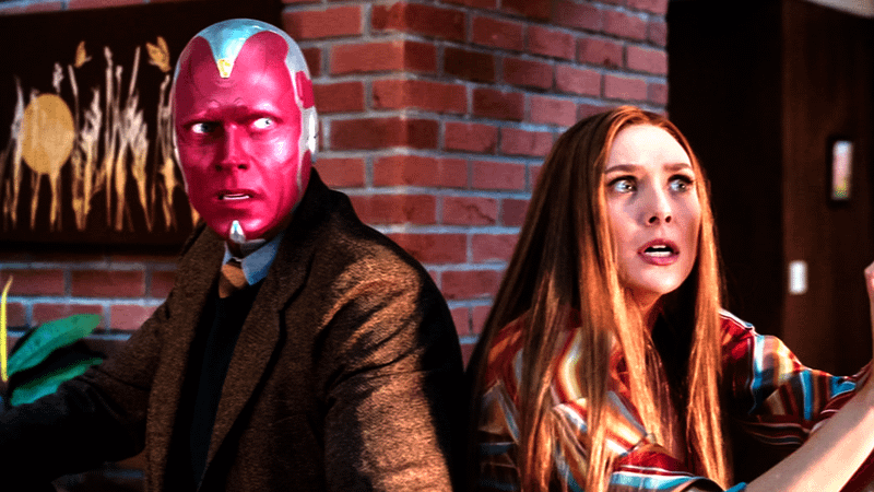 Vision and Wanda in WandaVision.