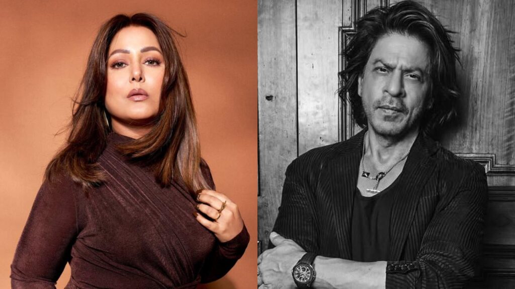 Hina Khan recalls waiting for Shah Rukh Khan to wake up for a photo Hina Khan recalls waiting for Shah Rukh Khan to wake up for a photo