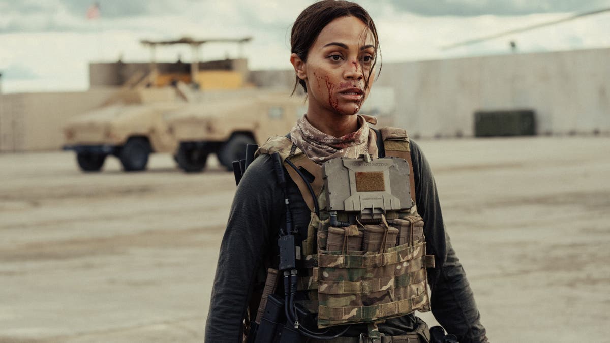 Zoe Saldana portraying Joe in Lioness episode 2 season 2