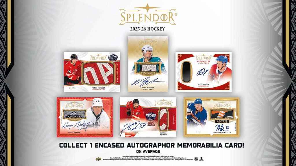 2025-26 Upper Deck Splendor: Chasing Rookies and Legends 2025-26 Upper Deck Splendor: Chasing Rookies and Legends