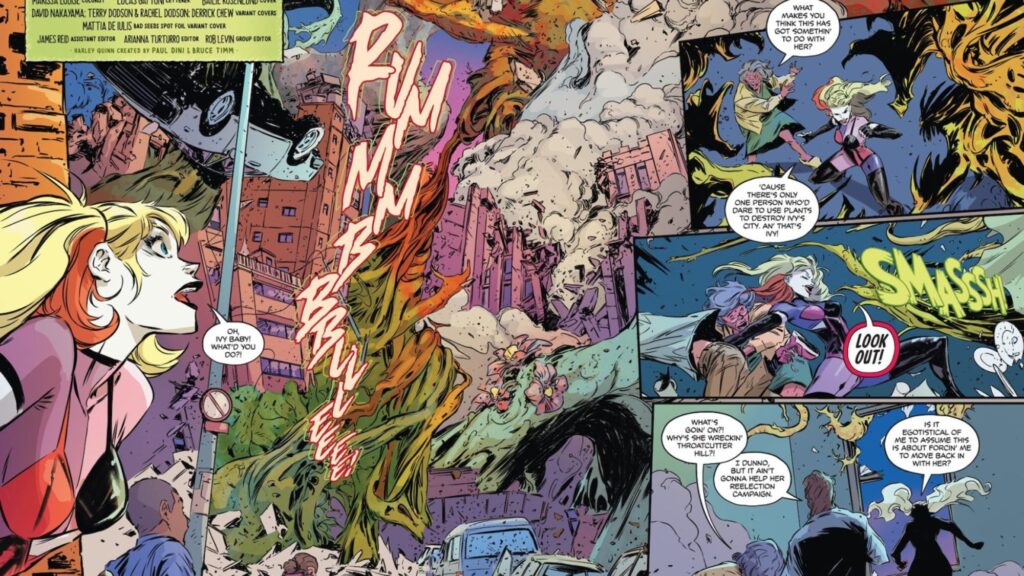 Harley Quinn #66 Preview: Ivy Uproots Their Relationship, Literally