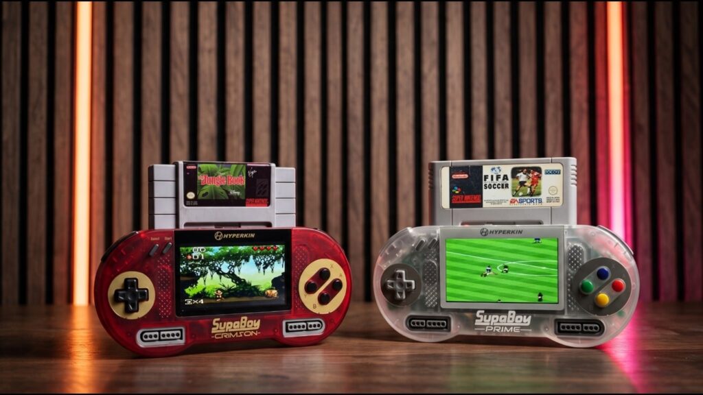 Hyperkin’s SupaBoy is a Super Nintendo handheld that plays actual cartridges
