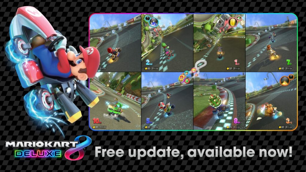 Free update now available for Mario Kart 8 Deluxe Free update now available for Mario Kart 8 Deluxe
