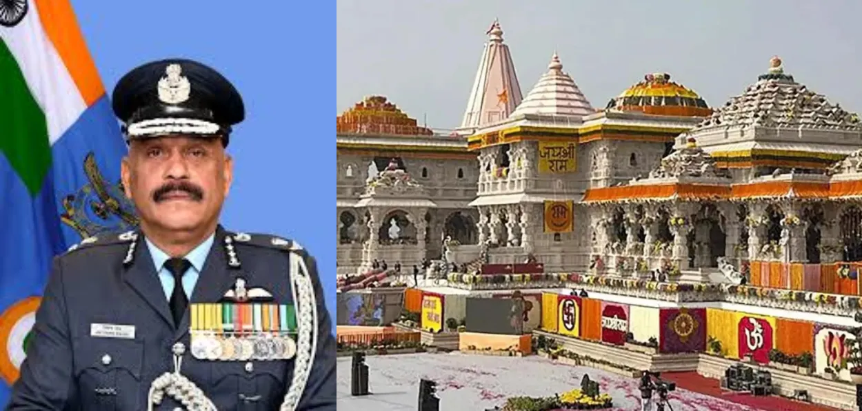 Air Marshal Jeetendra Mishra (retd) and Ayodhya dham