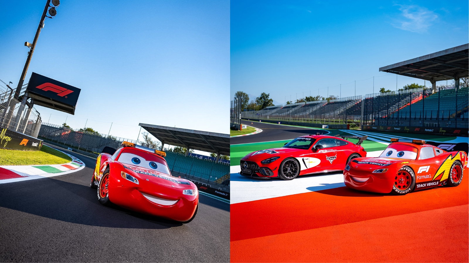 Race weekend visual tied to the Cars x F1 Monza activation