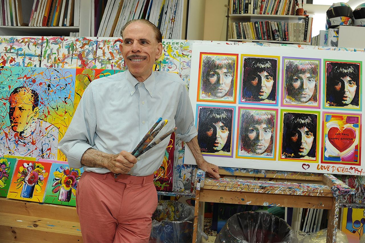 Peter Max unveils his Paul McCartney Portrait Series at the Peter Max Studio on June 18, 2012 in New York CityCredit: Simon Russell/Getty