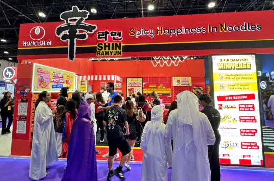 Nongshim UAE Comic Con Shin Ramyun Brand Booth / Photo provided by Nongshim