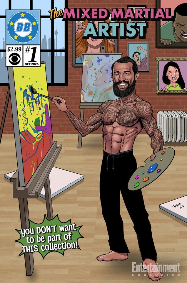 Kamu Kirk ‘Big Brother’ season 28 comic book coverCredit: CBS