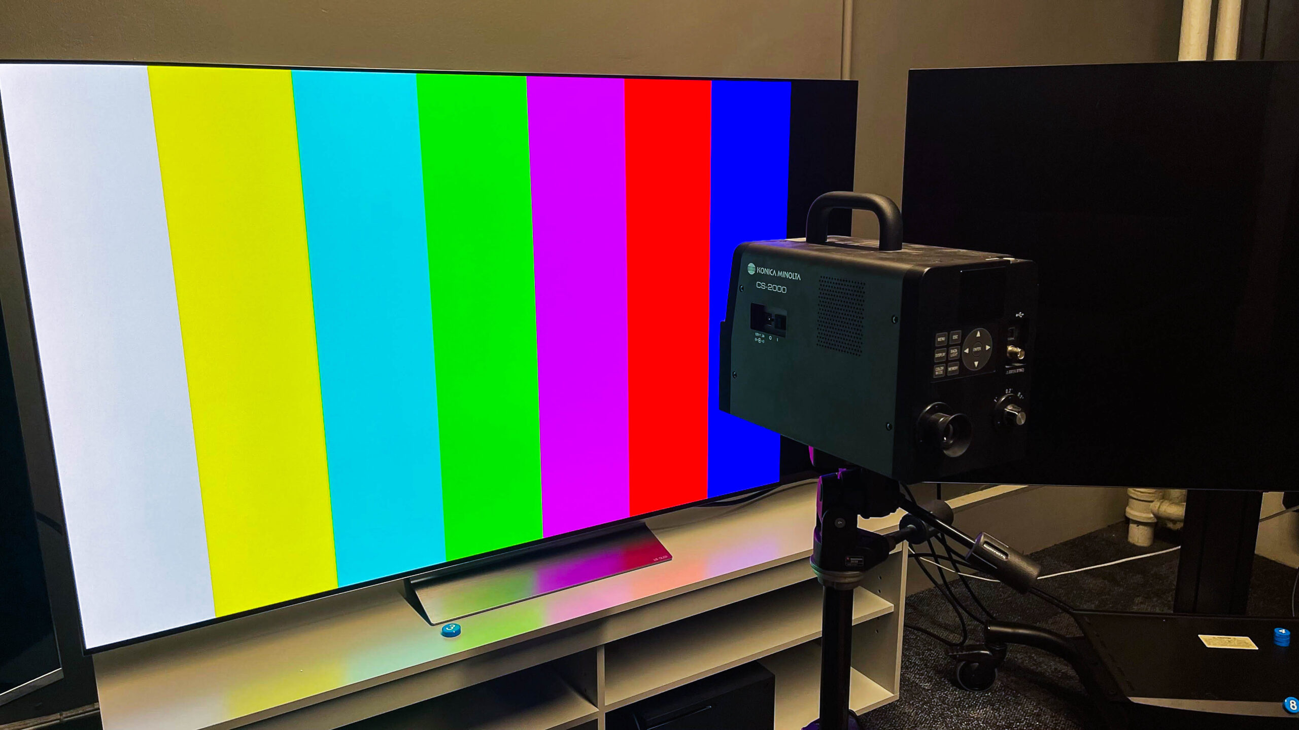 TV lab testing equipment
