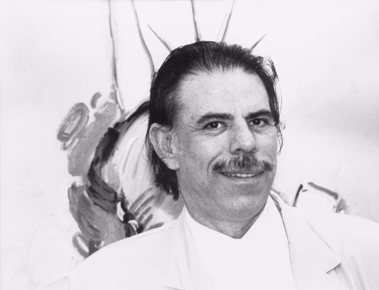 Peter Max, (borne Peter Finkelstein), US Pop Art artist. Portrait 1993