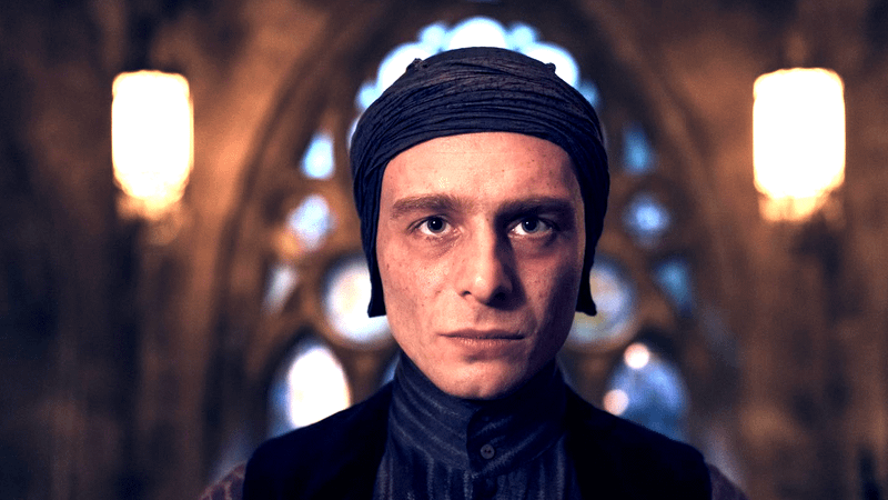 Luke Thallon as Professor Quirrell in Harry Potter and the Philosopher's Stone.