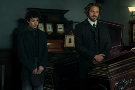 Oliver Spenceman as Stephen and Charlie Hunnam as Andrew Borden.