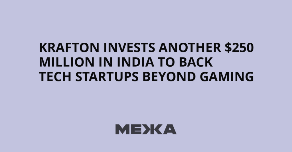 Krafton invests another 0 million in India to back tech startups beyond gaming | Ukraine news Krafton invests another 0 million in India to back tech startups beyond gaming | Ukraine news